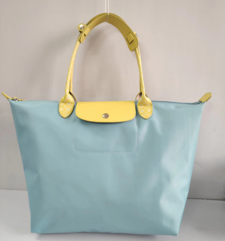Waterproof Nylon Foldable Tote Bag Women Designer Handbag Large Capacity Shopping Travel Shoulder Bag