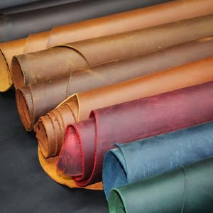 Factory Wholesale Vintage Leather Material Multiple Colors for Bag Making