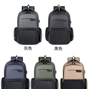 Wholesale Men Business Backpack Anti Theft Laptop Bag Waterproof Travel Backpack With External USB Interface