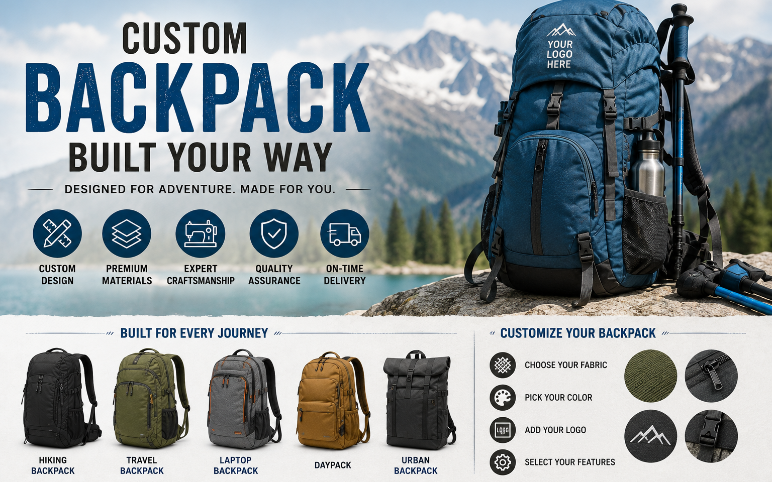 Custom Backpack Manufacturer Xirun Leather